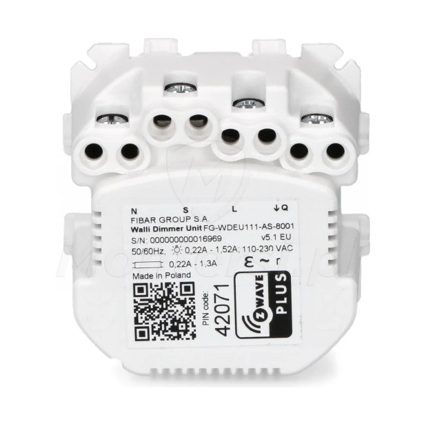 FIBARO Walli Dimmer Unit FG-WDEU111-AS-8001