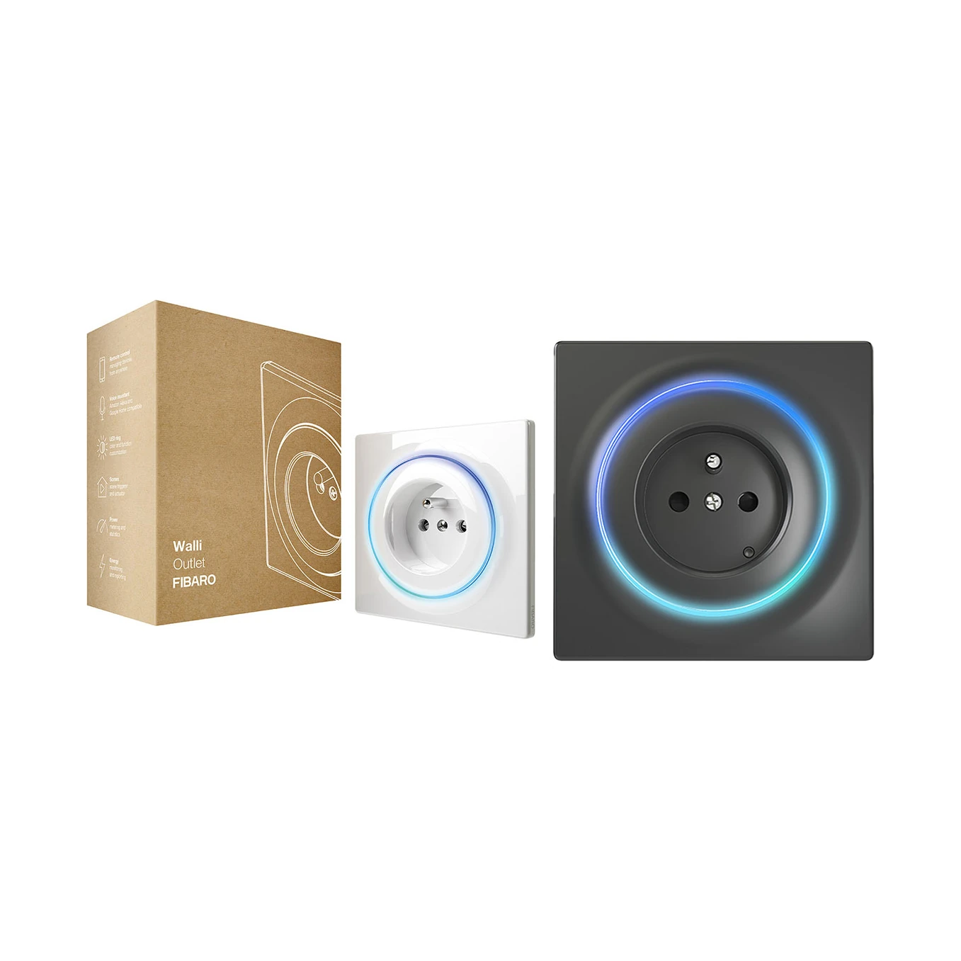 FIBARO Walli Outlet Single FGWOE-011-8 EU ZW5 868,4Mhz