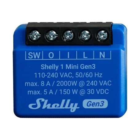 Shelly 1 Mini Gen3 x2