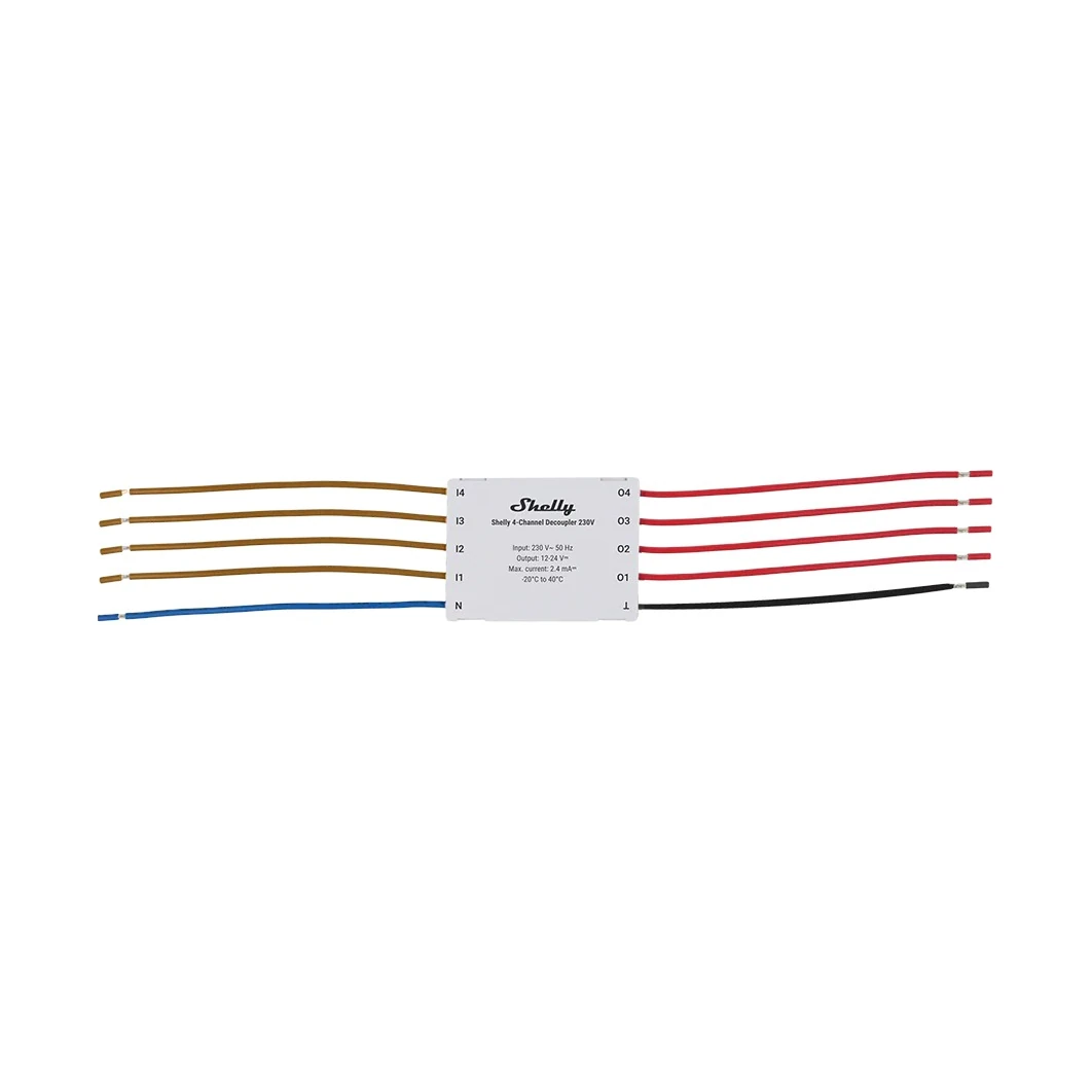 Shelly 4- Channel Decoupler 230V
