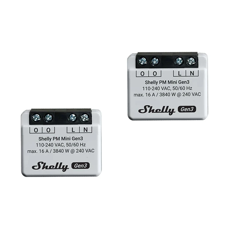 Shelly PM Mini Gen3 x2