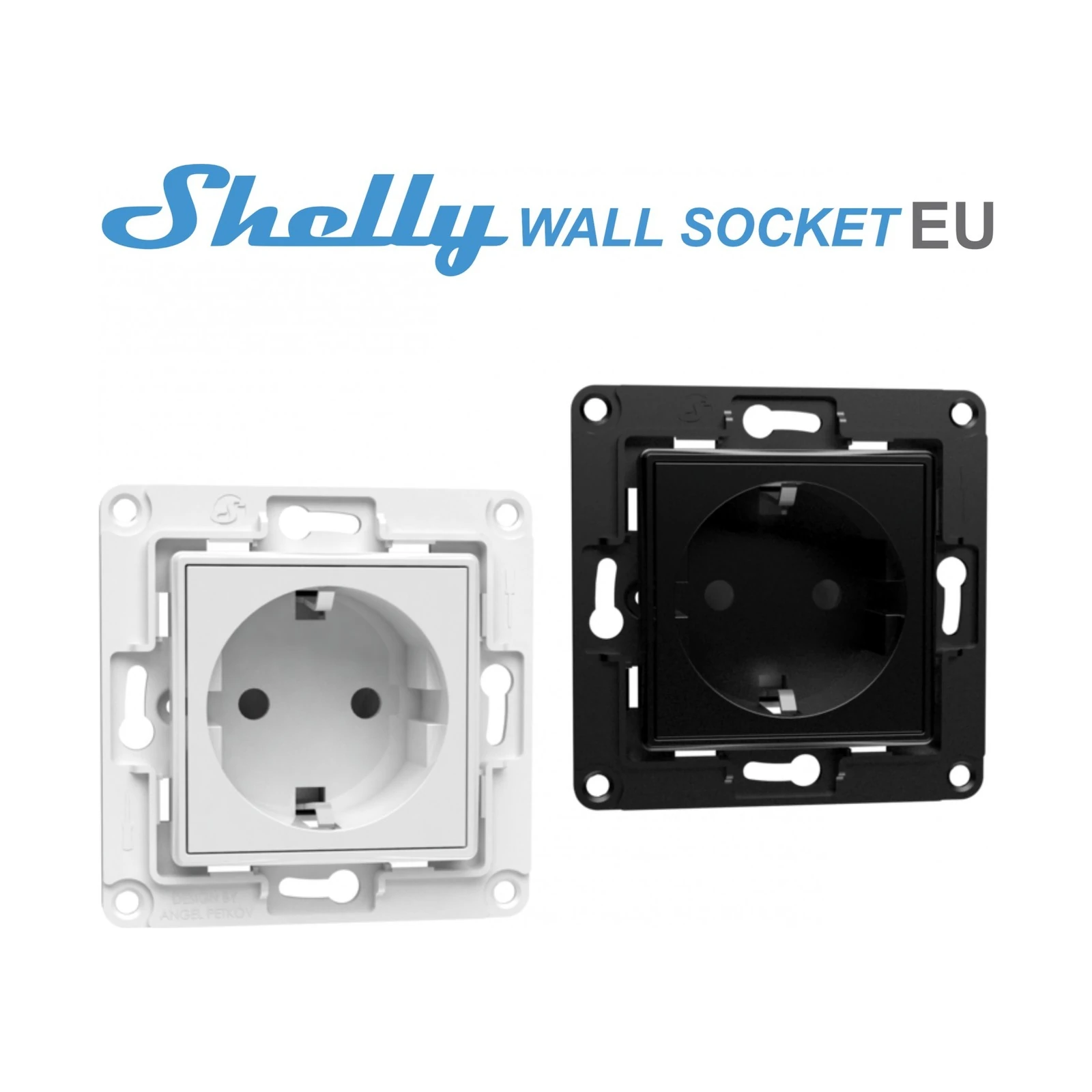 Shelly Wall Socket EU - black